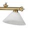 Z-Lite Cordon 3 Light Billiard, Rubbed Brass & White Linen 2306-3RB-AWL14 - alternate 2